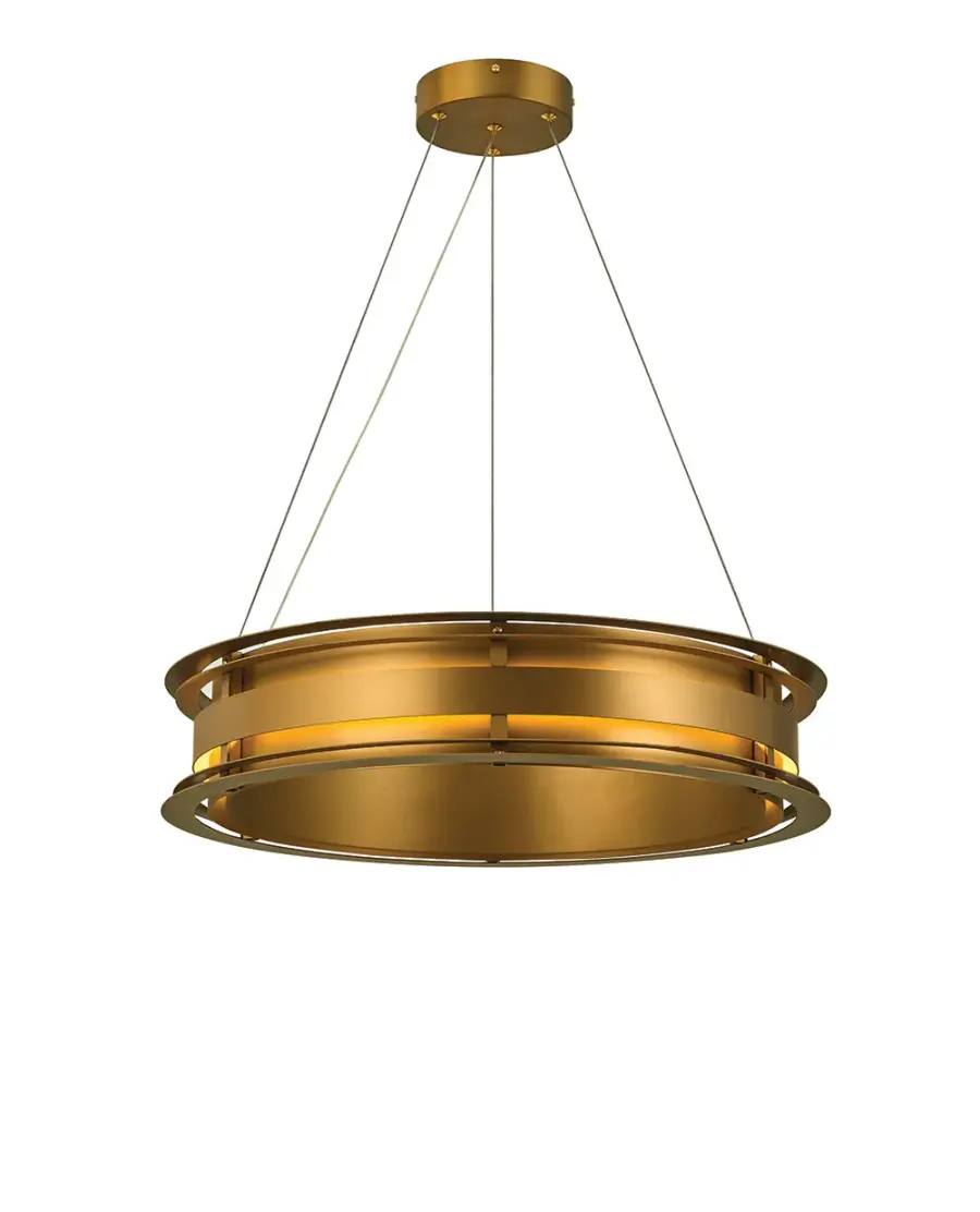 Bristol Dining Chandelier in Antique Gold