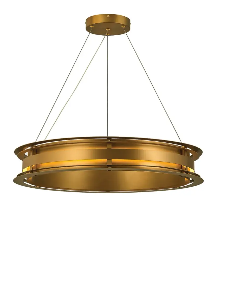 Bristol Dining Chandelier in Antique Gold