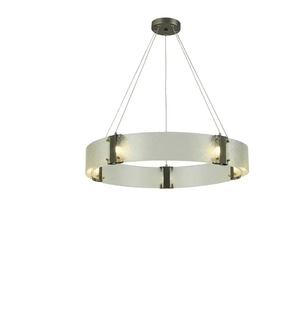 Lyra Antique Pewter Dining Chandelier