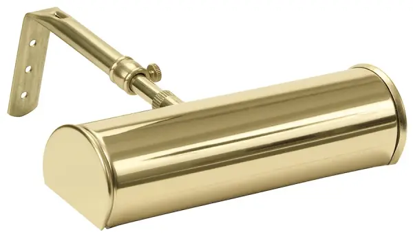The Advent 7" Picture Light combines traditional brass elegance with practical functionality. Features a convenient hi-lo switch for adjustable lighting and compact 7" width perfect for small to medium artwork.