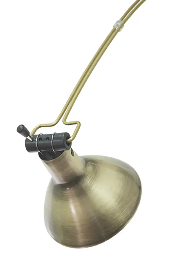 The Advent Gemini combines traditional styling with modern LED efficiency. Its compact 19-inch design and warm antique brass finish make it ideal for illuminating artwork, while the energy-efficient LED provides focused lighting.