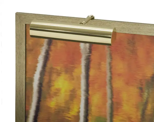 9" Polished Brass Picture Light