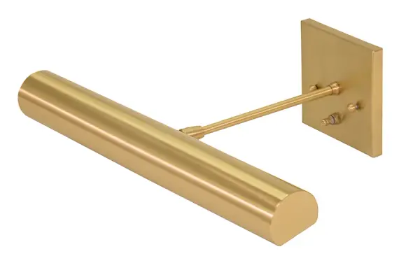 This 16-inch picture light combines timeless brass elegance with contemporary clean lines. Direct wire installation provides a seamless look, while dual bulb configuration ensures optimal artwork illumination.