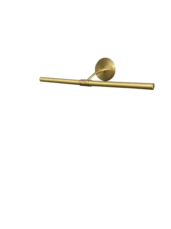 The Chelsea 25" picture light delivers museum-quality illumination with its traditional satin brass finish. Direct wire installation provides a clean, professional look ideal for showcasing artwork and mirrors.