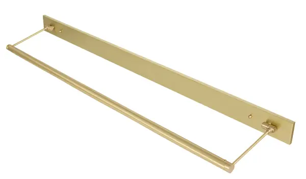 The Mendon picture light combines classic styling with modern LED efficiency. Its 43-inch span provides even illumination for large artwork or mirrors, while the satin brass finish adds warmth to any space.