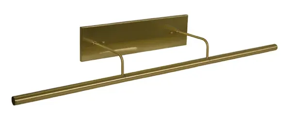 This 43-inch slim-line picture light delivers exceptional artwork illumination with integrated LED technology. The satin brass finish adds sophisticated elegance while the high CRI ensures accurate color rendering.
