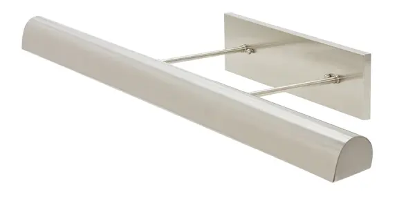 This 36-inch Classic Traditional LED picture light combines timeless design with modern LED technology. The satin nickel finish and metal construction provide durability while the integrated 13.5W LED delivers warm, museum-quality illumination.