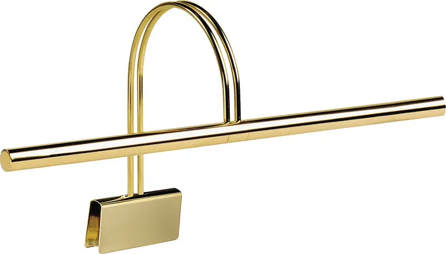Grand Piano Clamp Lamp - 22" Polished Brass