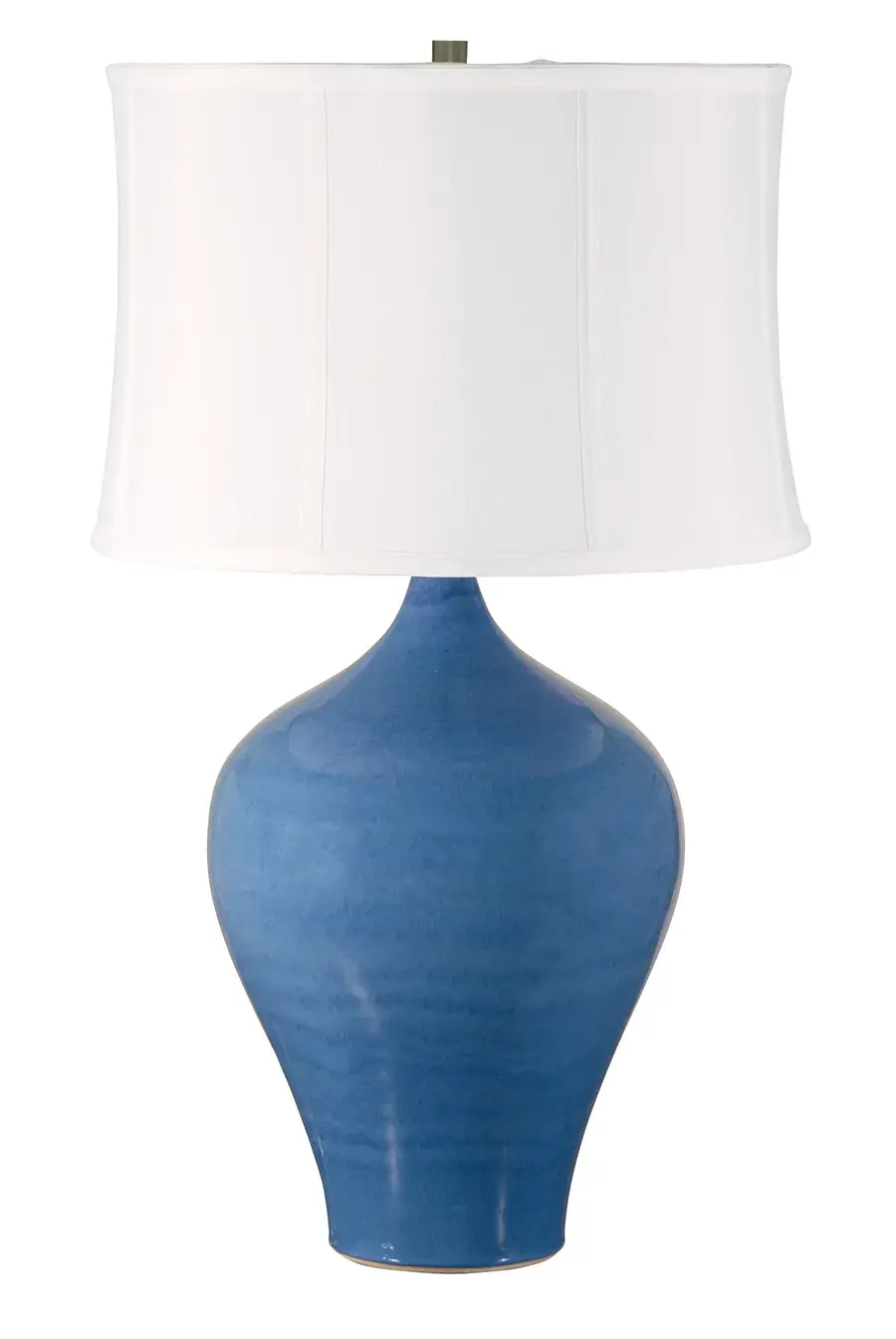Scatchard Stoneware Table Lamp in Cornflower Blue