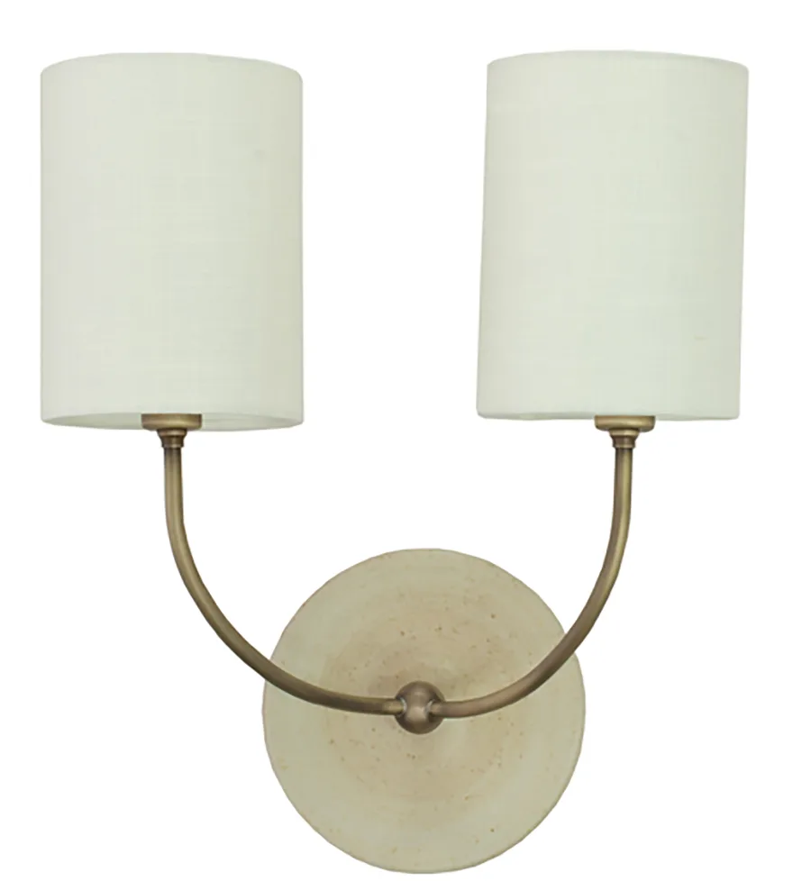 Scatchard Stoneware Double Wall Swing Lamp