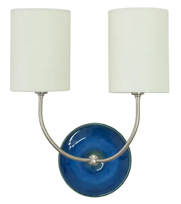 Scatchard Stoneware Double Wall Swing Lamp