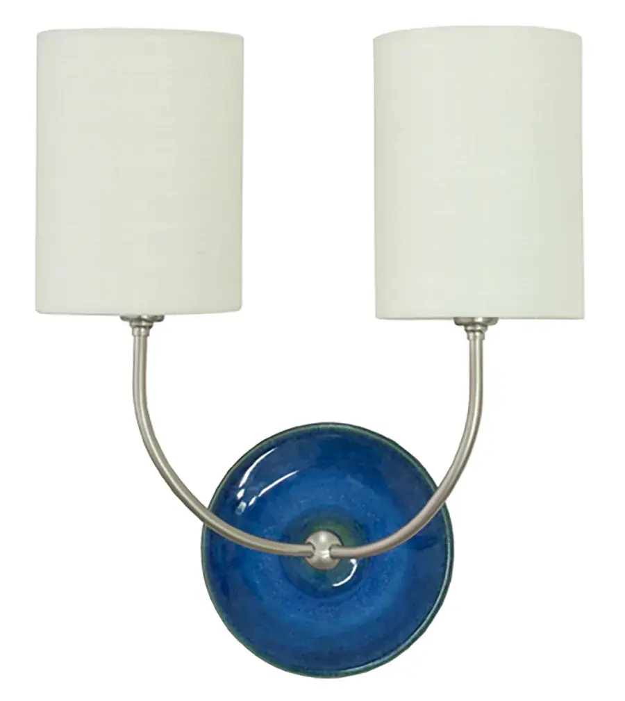 Scatchard Stoneware Double Wall Swing Lamp