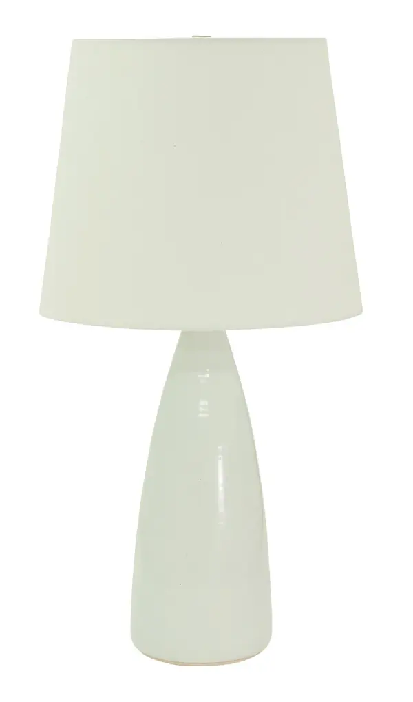 Scatchard Stoneware Table Lamp in White Gloss