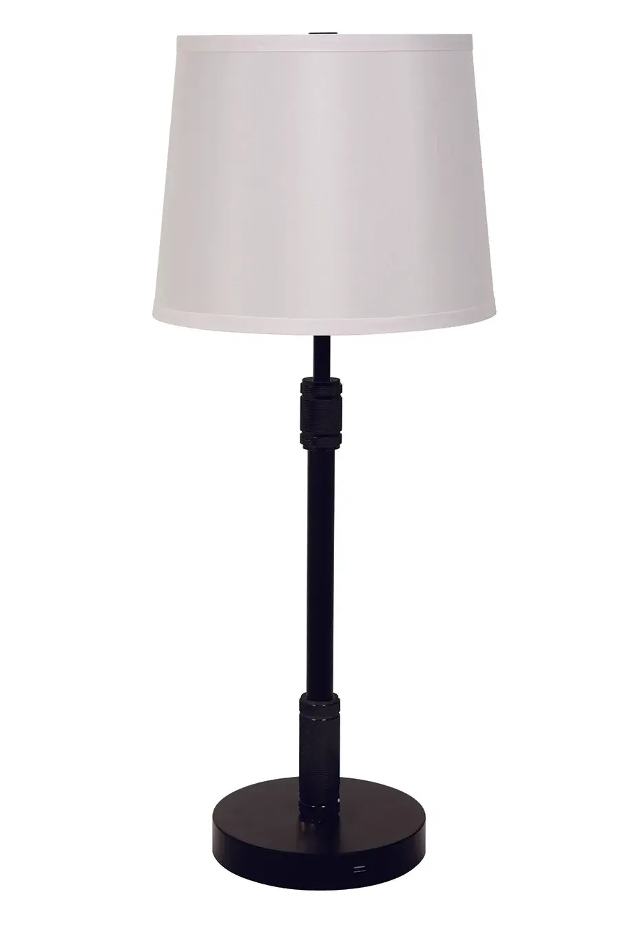 Killington Black Table Lamp with USB Port