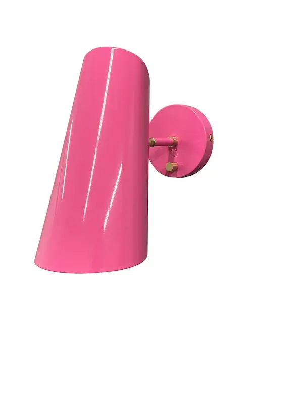 Logan Wall Sconce in Orchid/Satin Brass