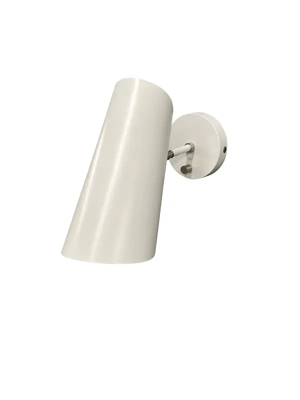 Logan Wall Sconce in White/Satin Nickel