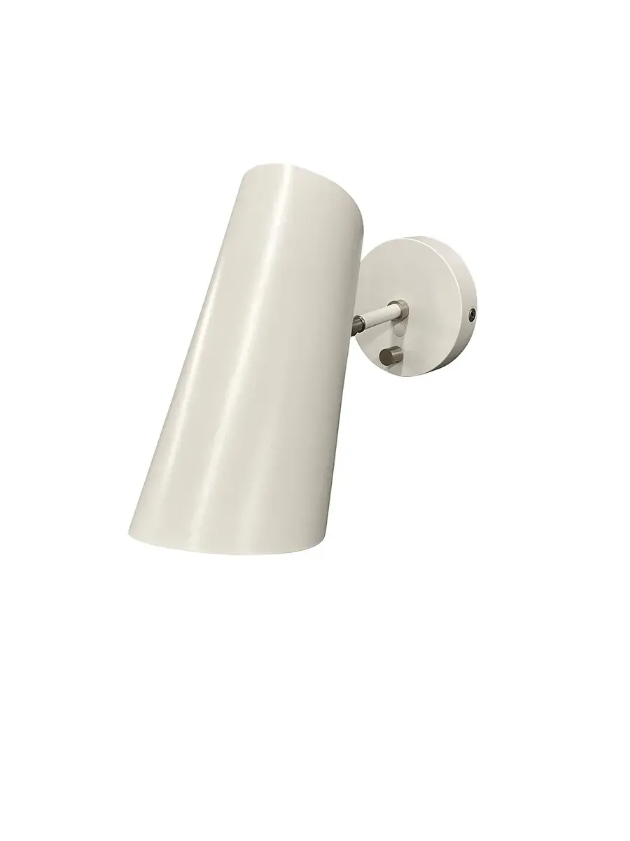 Logan Wall Sconce in White/Satin Nickel