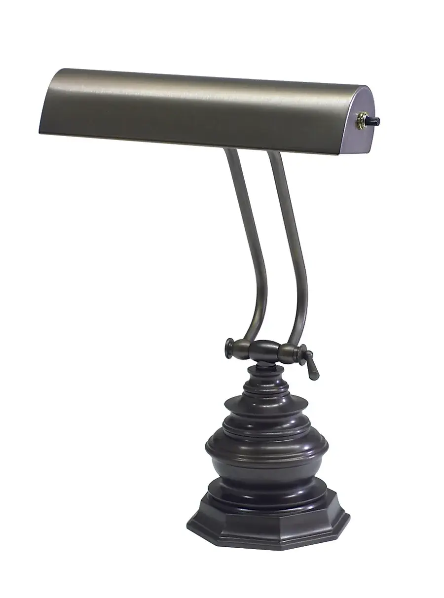 Piano and Desk Lamp 10" in Mahogany Bronze