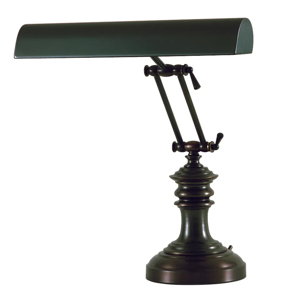 Piano and Desk Lamp - 14" Mahogany Bronze