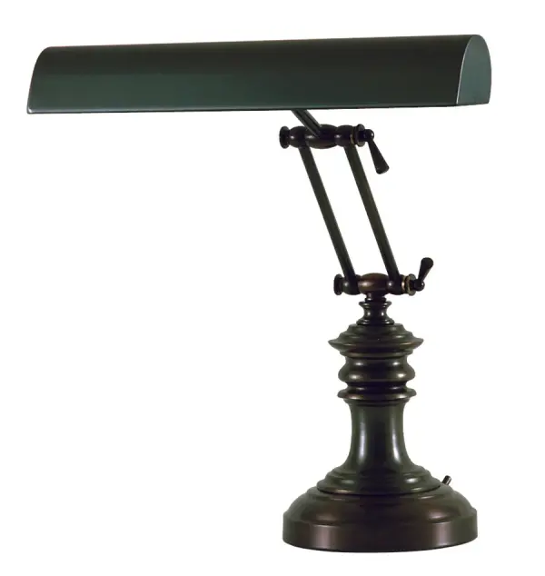 Piano and Desk Lamp - 14" Mahogany Bronze