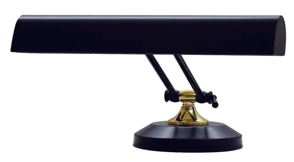 Upright Piano and Desk Lamp
