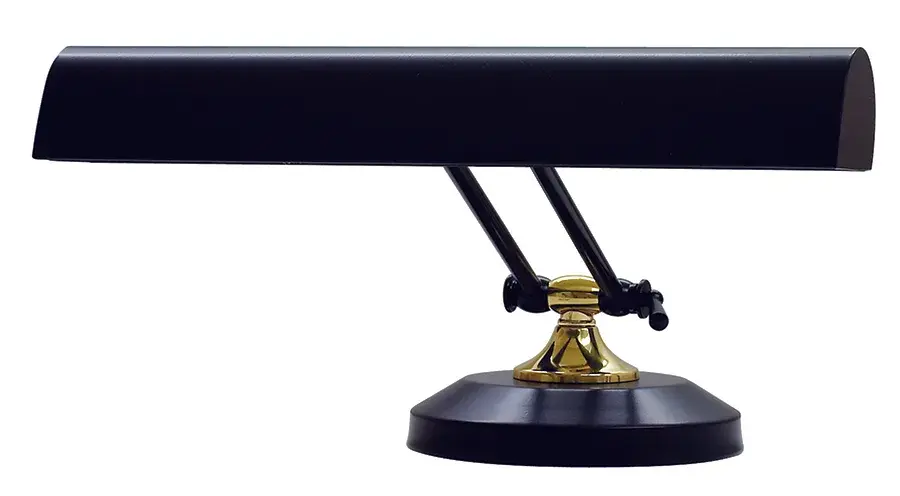 Upright Piano and Desk Lamp