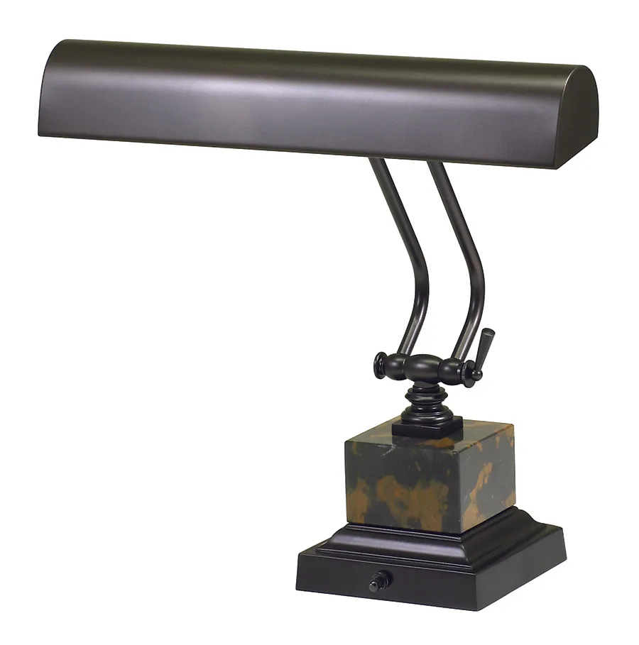 Piano and Desk Lamp - 14" Mahogany Bronze