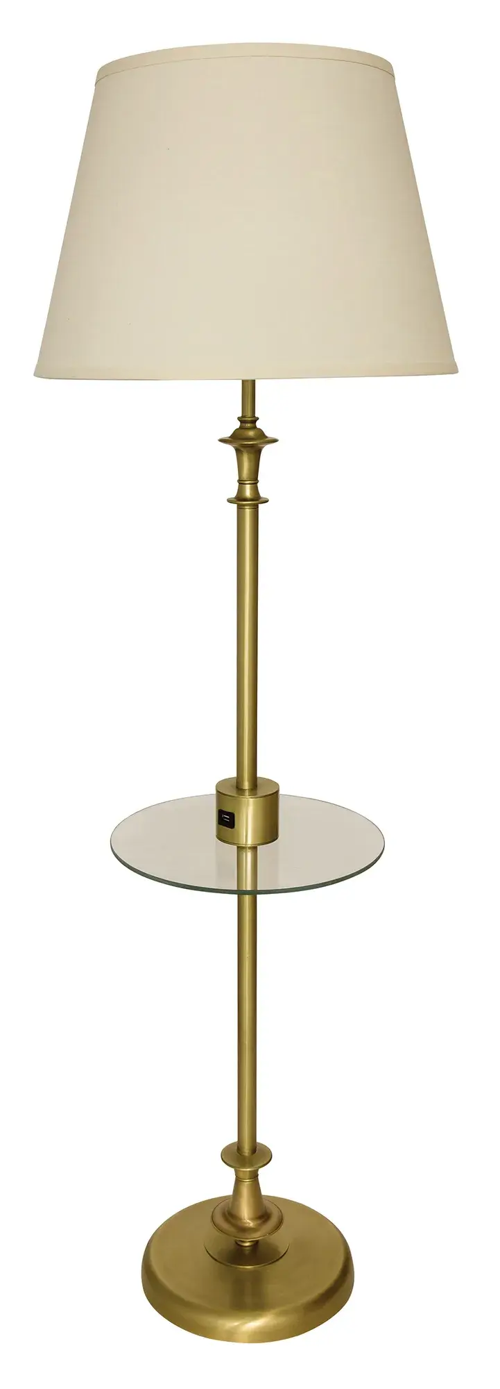 Randolph Floor Lamp with Table and USB Port