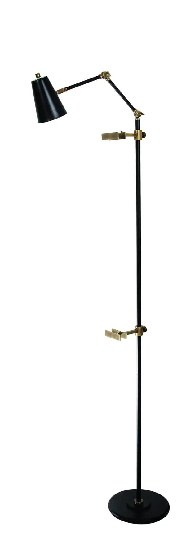 The River North combines industrial aesthetics with modern functionality. Its easel-inspired design and adjustable spotlight shade make it perfect for focused task lighting while adding architectural interest to any space.