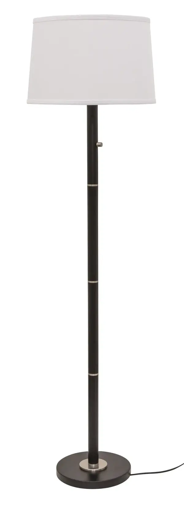 Rupert Three-Way Floor Lamp in Black