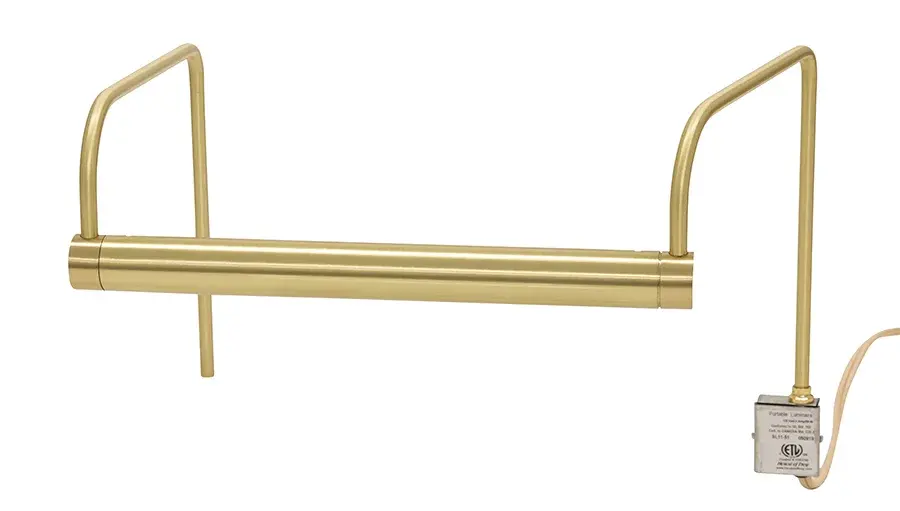 Slim-Line 11" Picture Light in Satin Brass