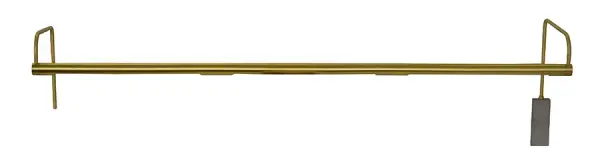 This 43-inch picture light delivers exceptional artwork illumination with integrated LED technology. The slim profile and satin brass finish complement traditional and contemporary art displays while providing energy-efficient, color-accurate lighting.
