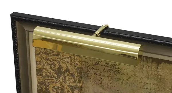 This 14-inch polished brass picture light brings classic sophistication to artwork illumination. Features convenient hi-lo switch control and adjustable depth for optimal lighting angles.