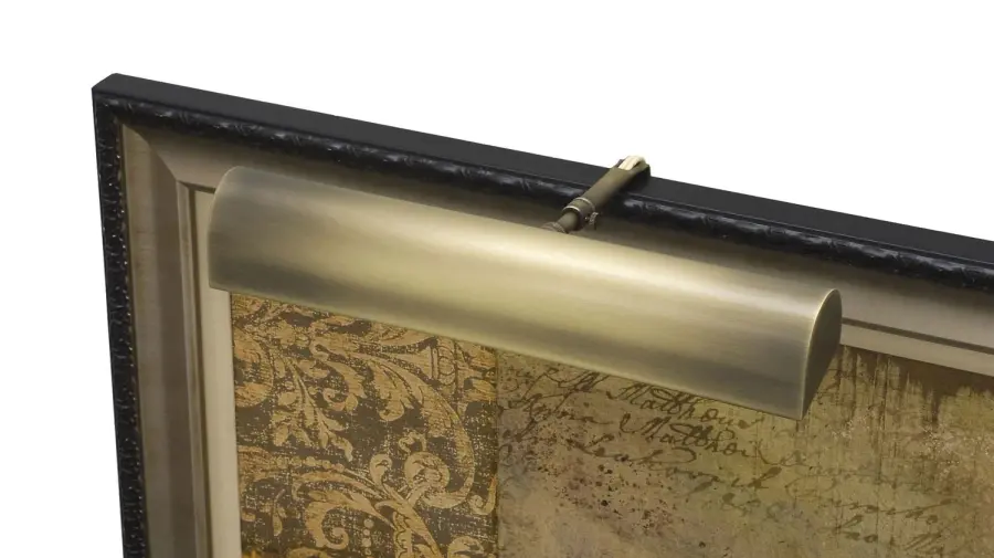 Traditional 14" Picture Light in Antique Brass