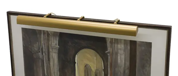 This 36-inch picture light combines classic traditional styling with practical illumination. The gold finish and metal construction provide durability while the hi-lo switch offers lighting flexibility for various artwork sizes.