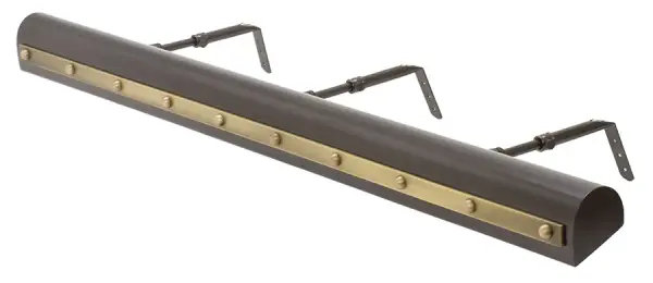 Classic Traditional 36" Picture Light with Rivet Motif
