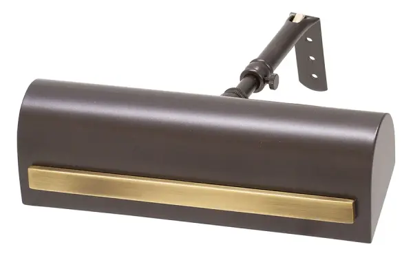 Classic Traditional 8" Picture Light with Strap Motif