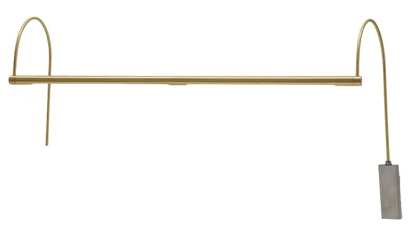 This ultra-slim 28" picture light delivers professional-grade illumination with energy-efficient LED technology. The satin brass finish adds warmth while the slim profile keeps focus on your artwork.