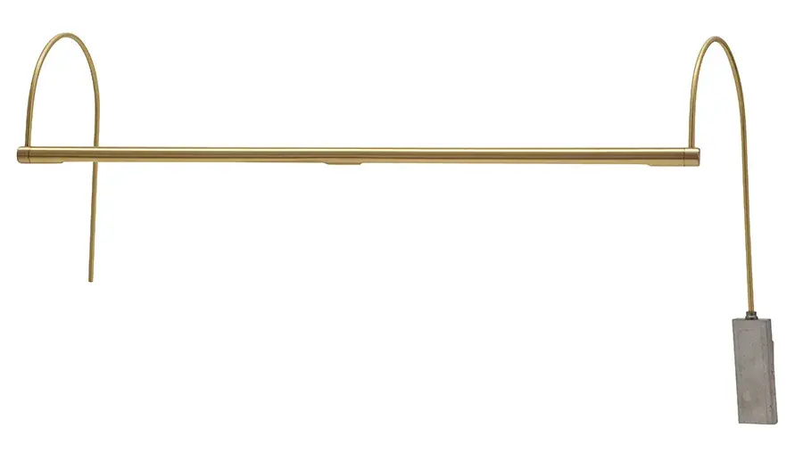 Ultra Slim-Line 28" LED Picture Light in Satin Brass