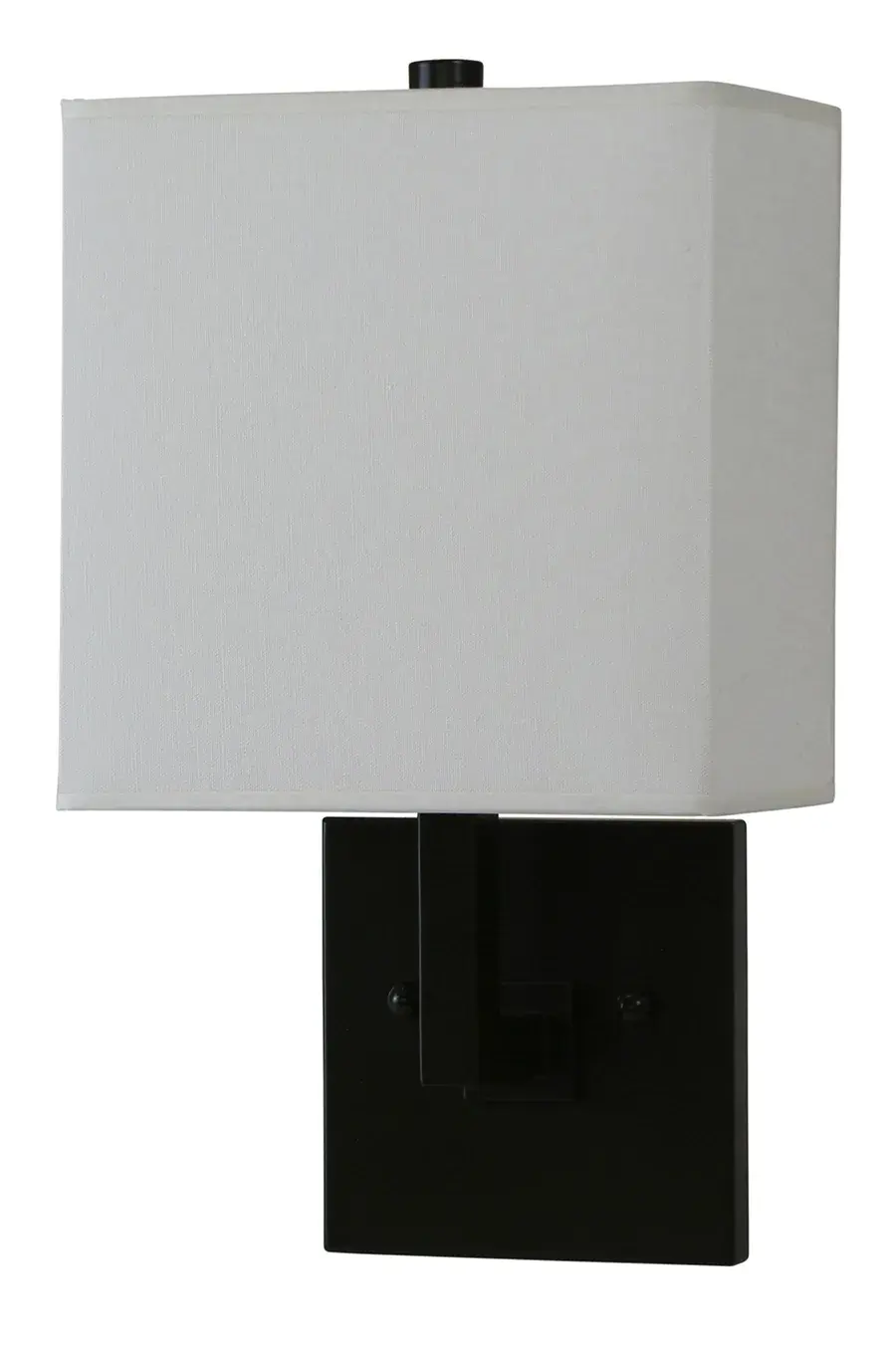Architectural Bronze ADA Wall Sconce with Fine Linen Shade