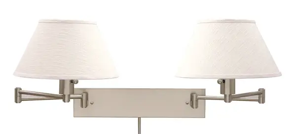 Home Office Pharmacy Double Swing Arm Wall Lamp