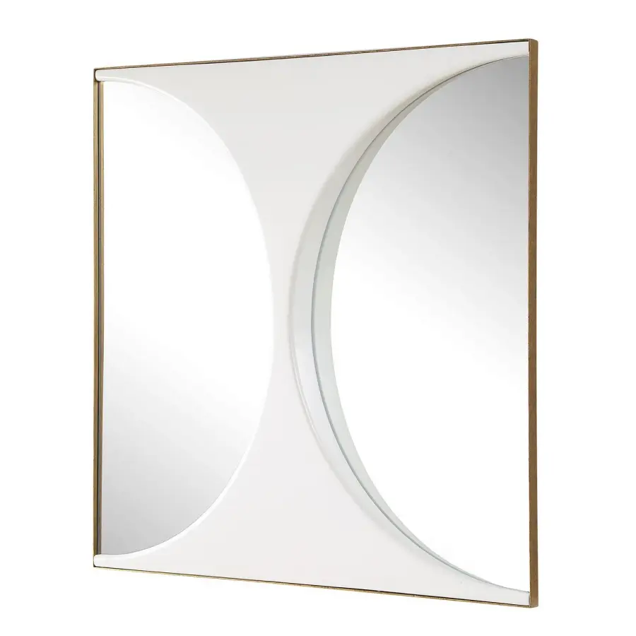 New Moon Wall Decor in White