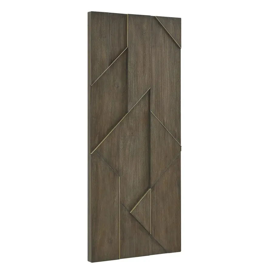 Hanoi Wall Panel in Brass
