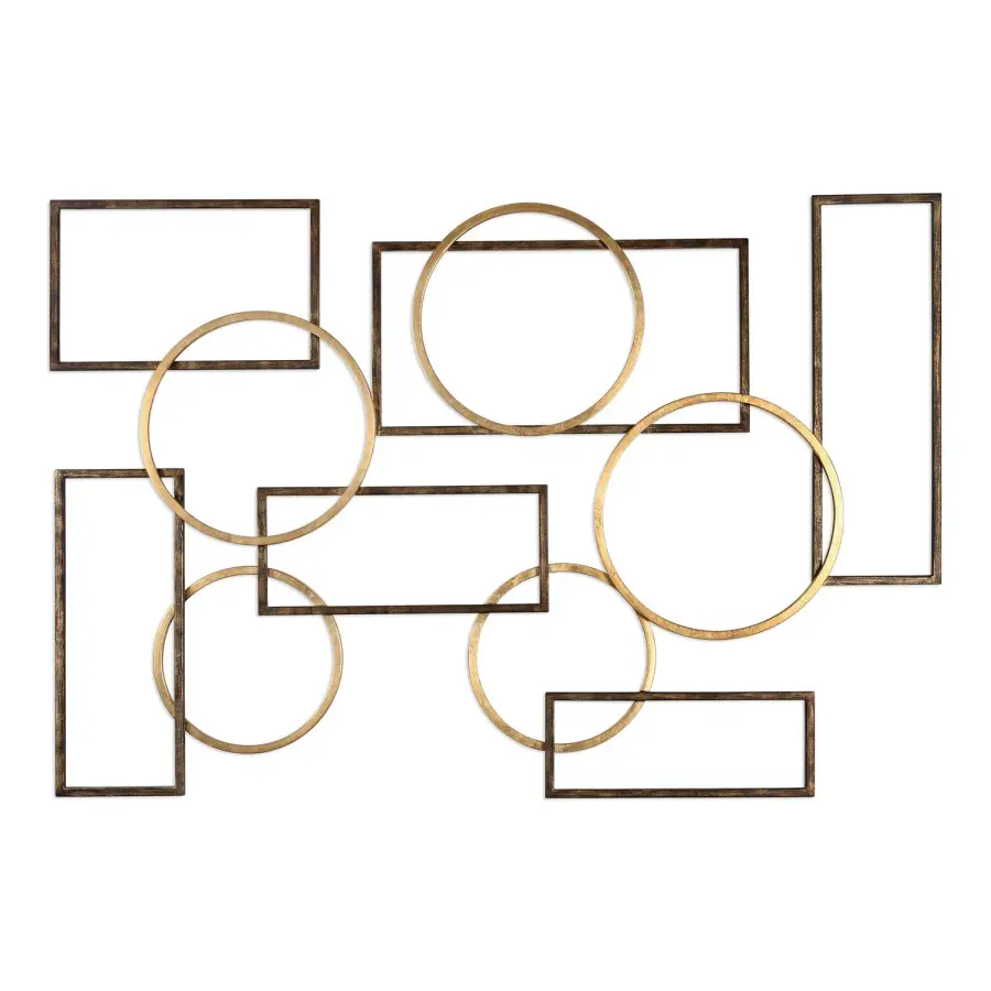 Elias Wall Art in Brushed Bronze