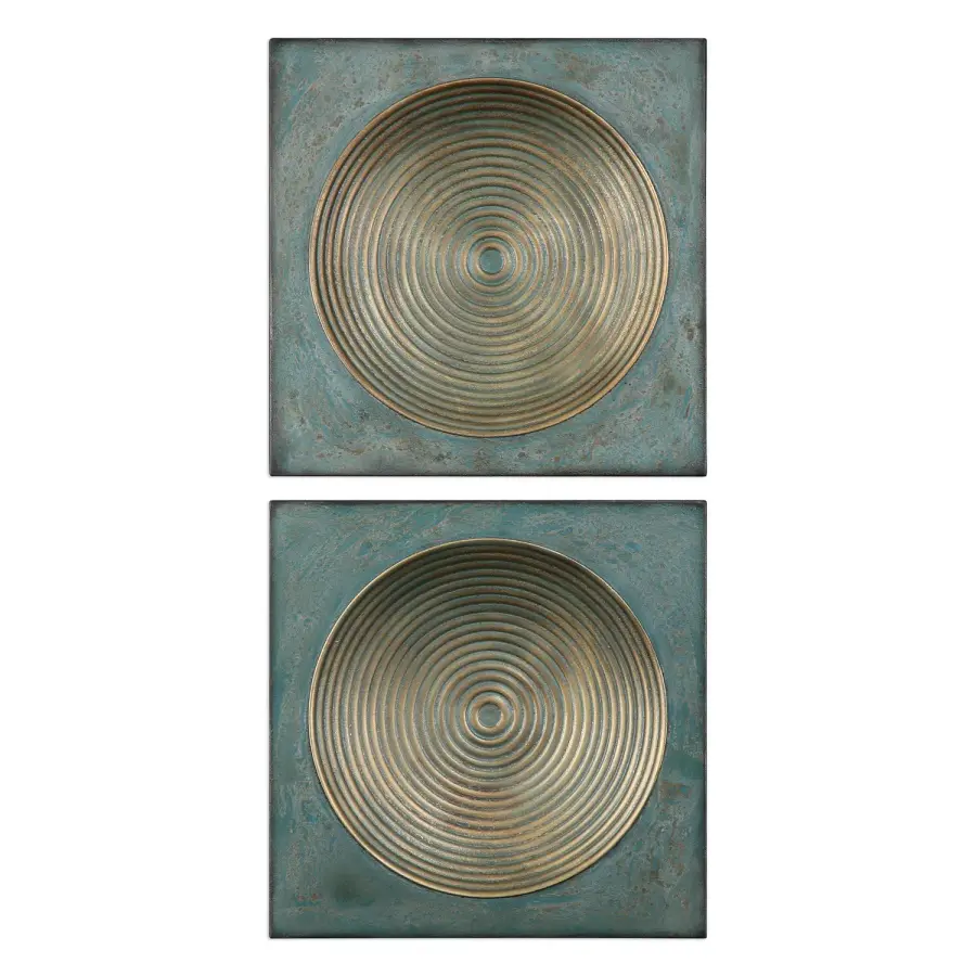 Sybil Wall Art in Antique Gold