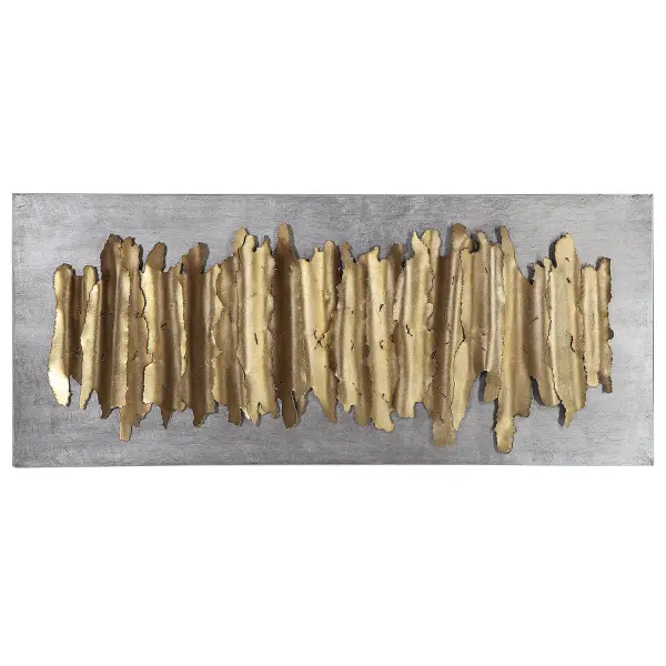 Lev Wall Decor in Antique Gold Leaf
