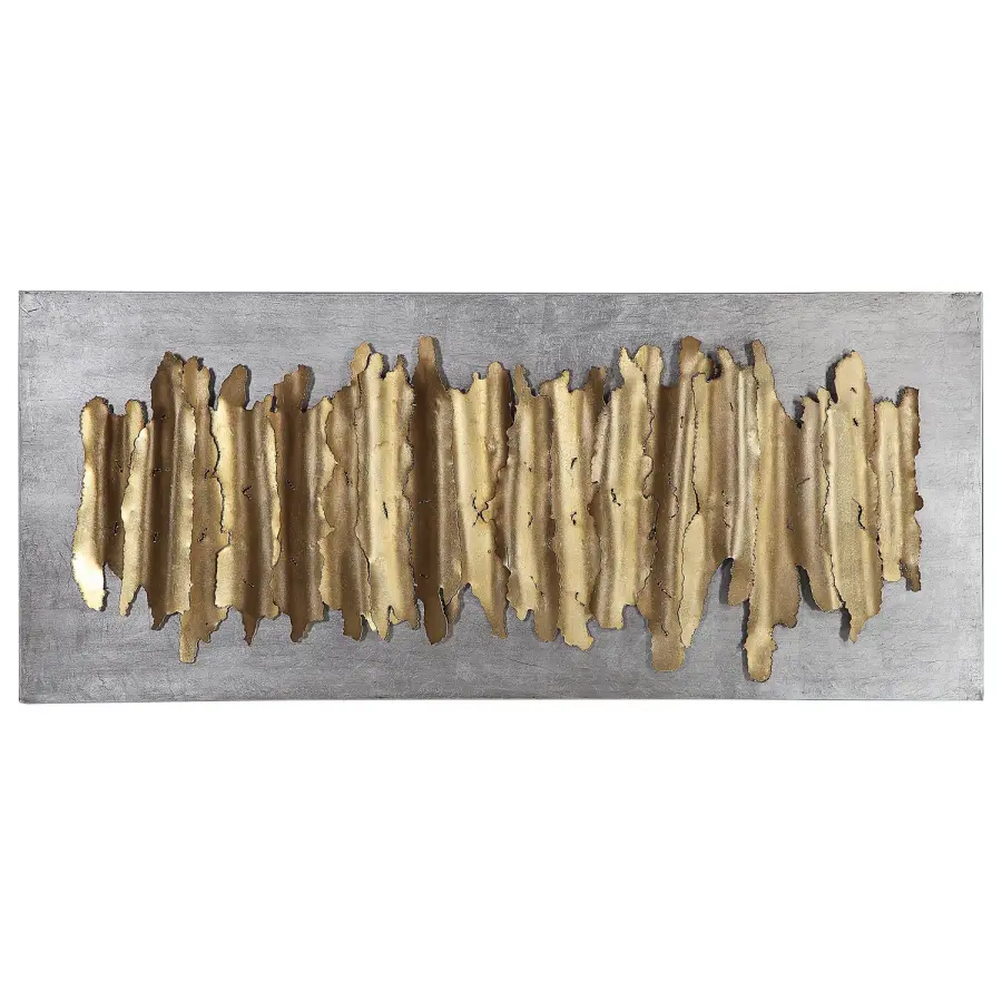 Lev Wall Decor in Antique Gold Leaf