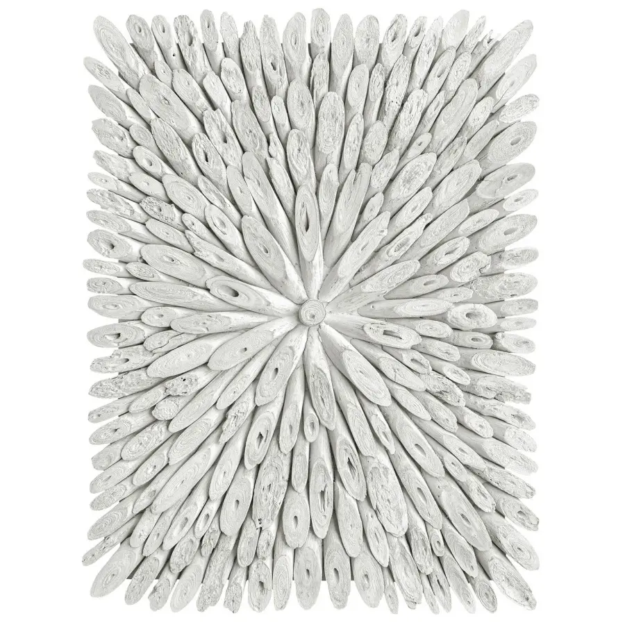 Bahama Wood Wall Decor in White Washed