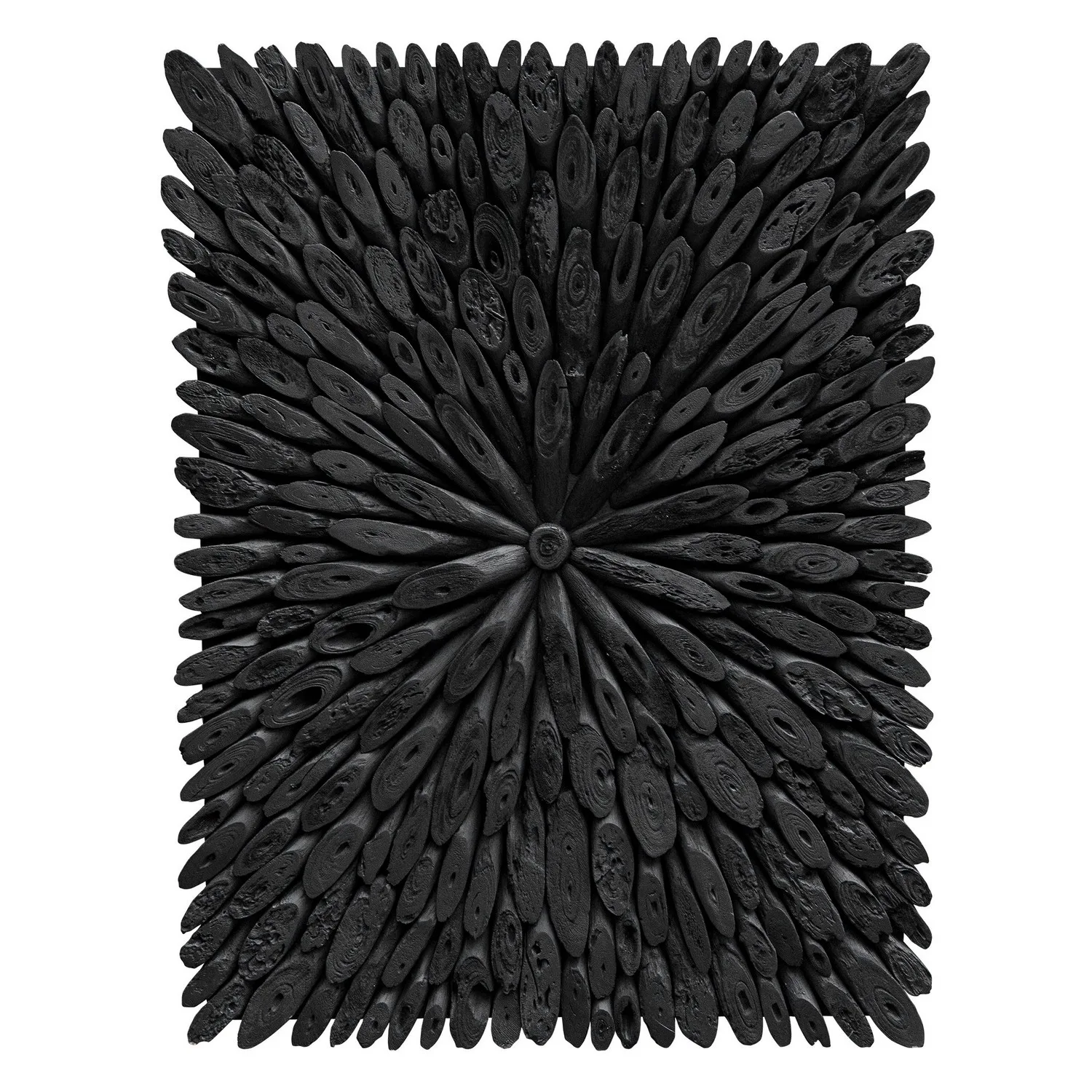 Bahama Wood Wall Decor - Rustic Black