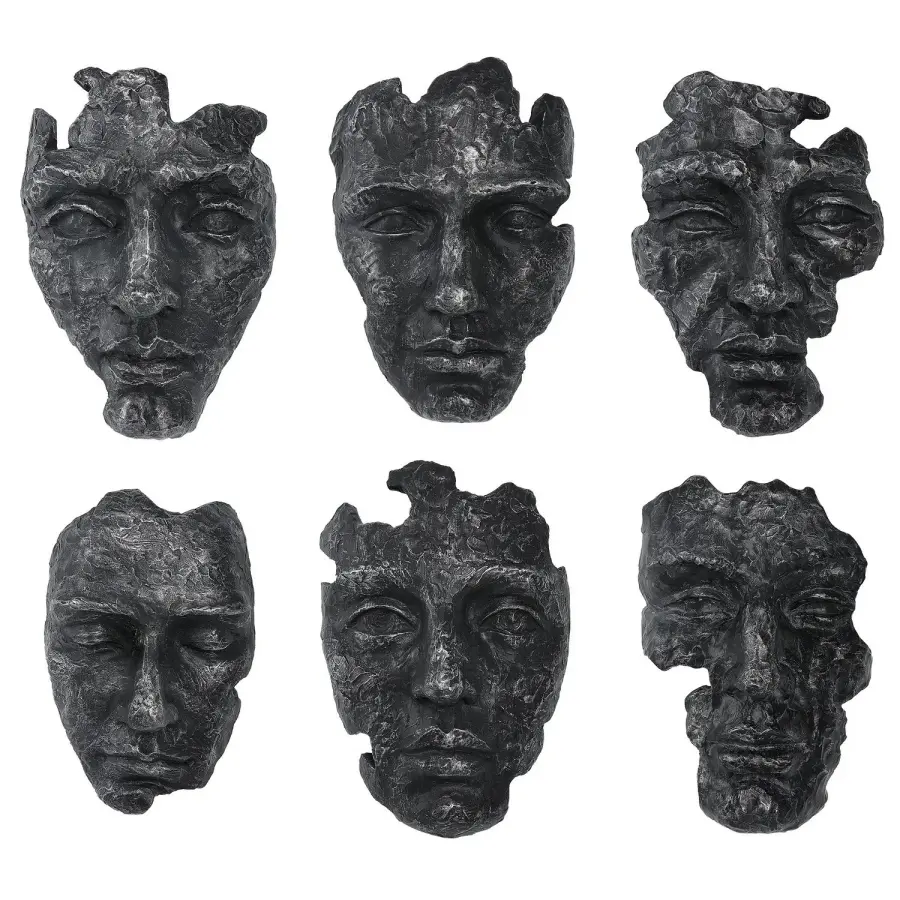 Uttermost Self-Portrait Wall Decor in Gray
